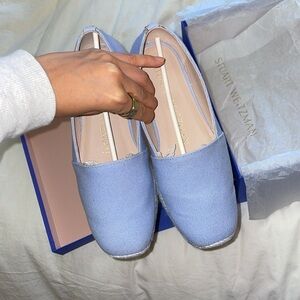 Stuart Weitzman espadrille flats - lilac